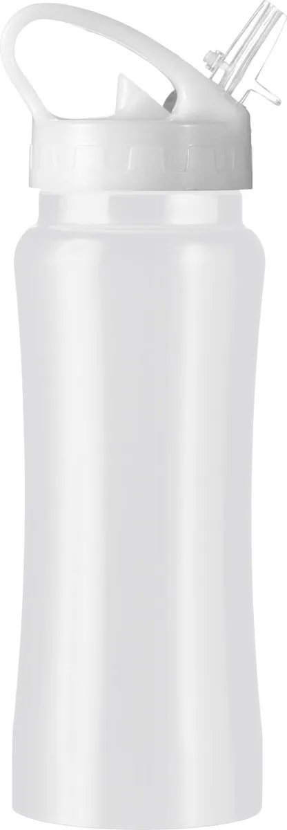 Bellatio Design Sportbidon Metallic Wit 0.6L