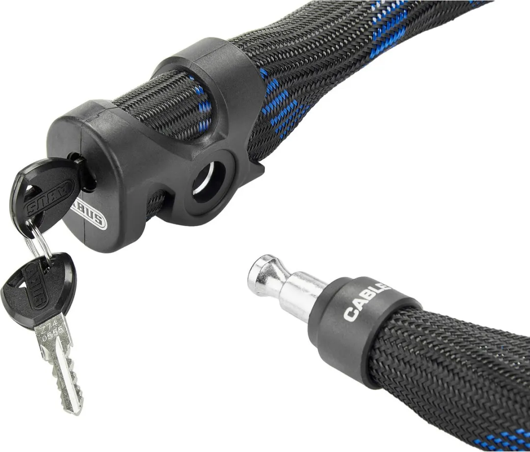 ABUS Ivera Kabelslot 85cm - Veiligheidsniveau 6 - Zwart