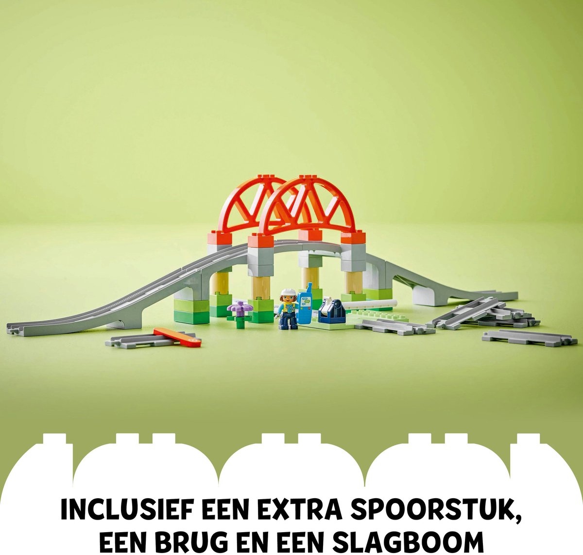 LEGO DUPLO - Stad Treinbrug en rails uitbreidingsset - 10426