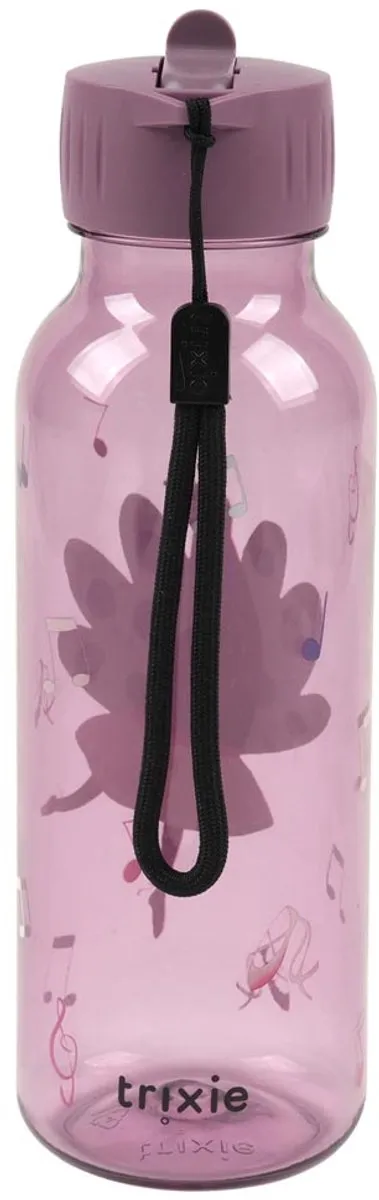Trixie Ballerina Mrs. Peacock Tritan Drinkfles 500ml - Paars