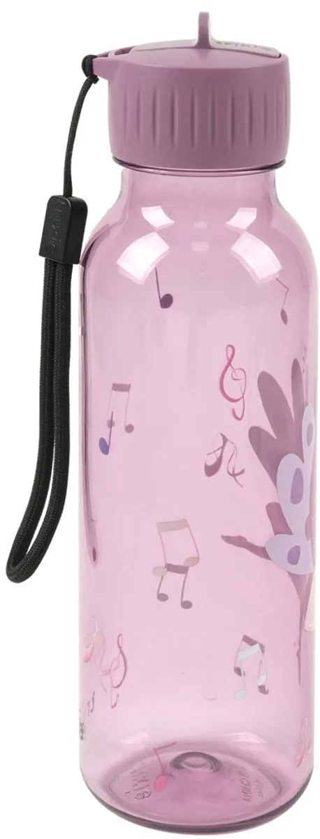 Trixie Ballerina Mrs. Peacock Tritan Drinkfles 500ml - Paars