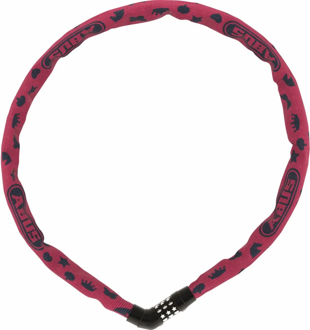 ABUS Steel-O-Chain 4804C Kettingslot - 75cm - Rood
