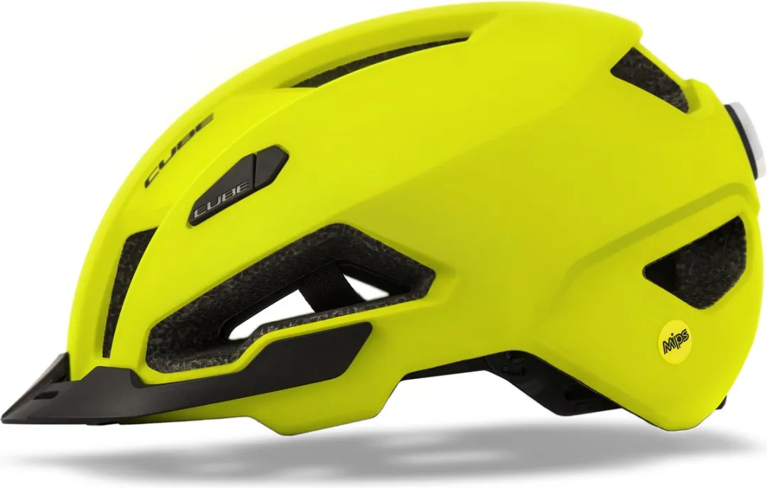 Cube Evoy Hybrid Fietshelm - MIPS - 13 Ventilatie - 49-55cm - Geel