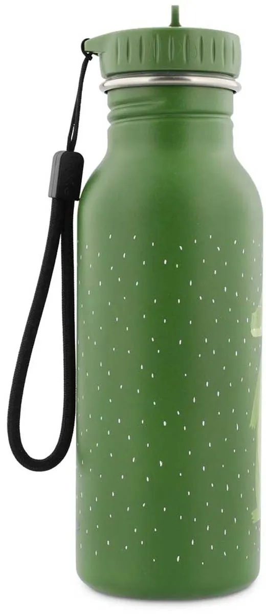 Trixie Mr Alligator RVS Waterfles 500ml - Groen