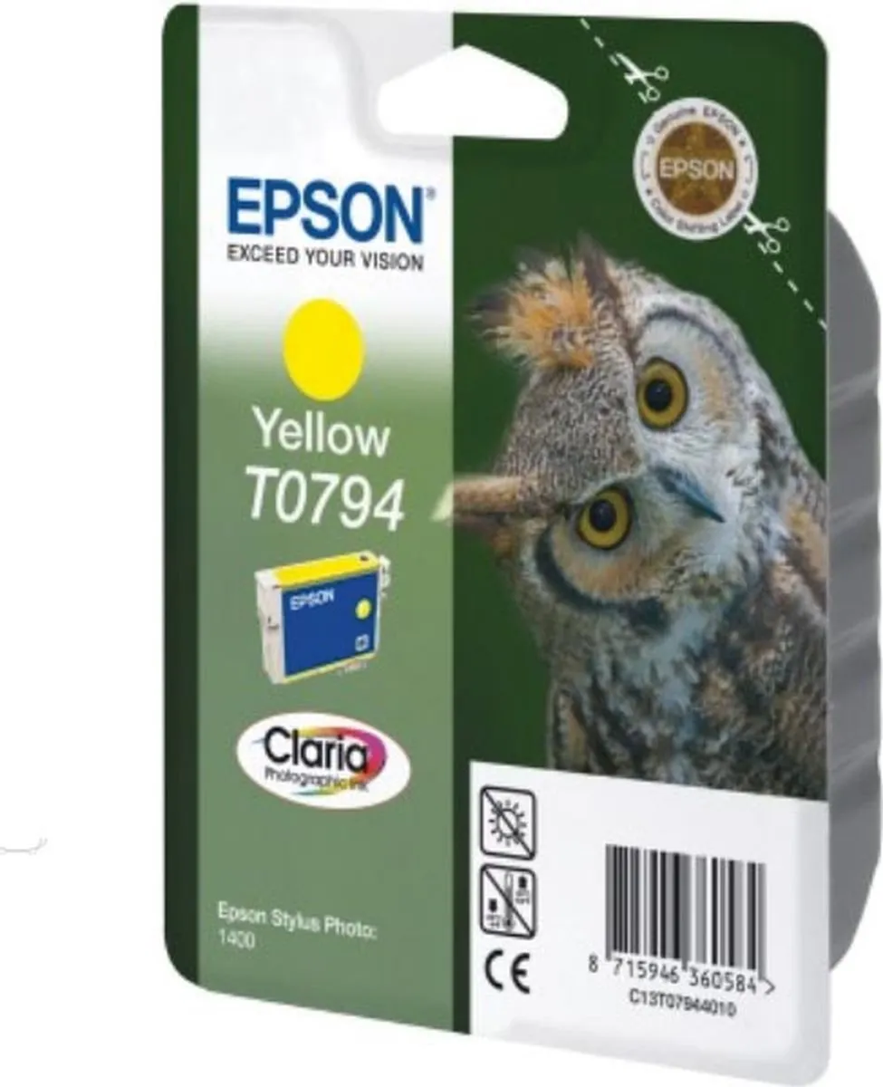 Epson T0794 Geel Inktcartridge - 11ml