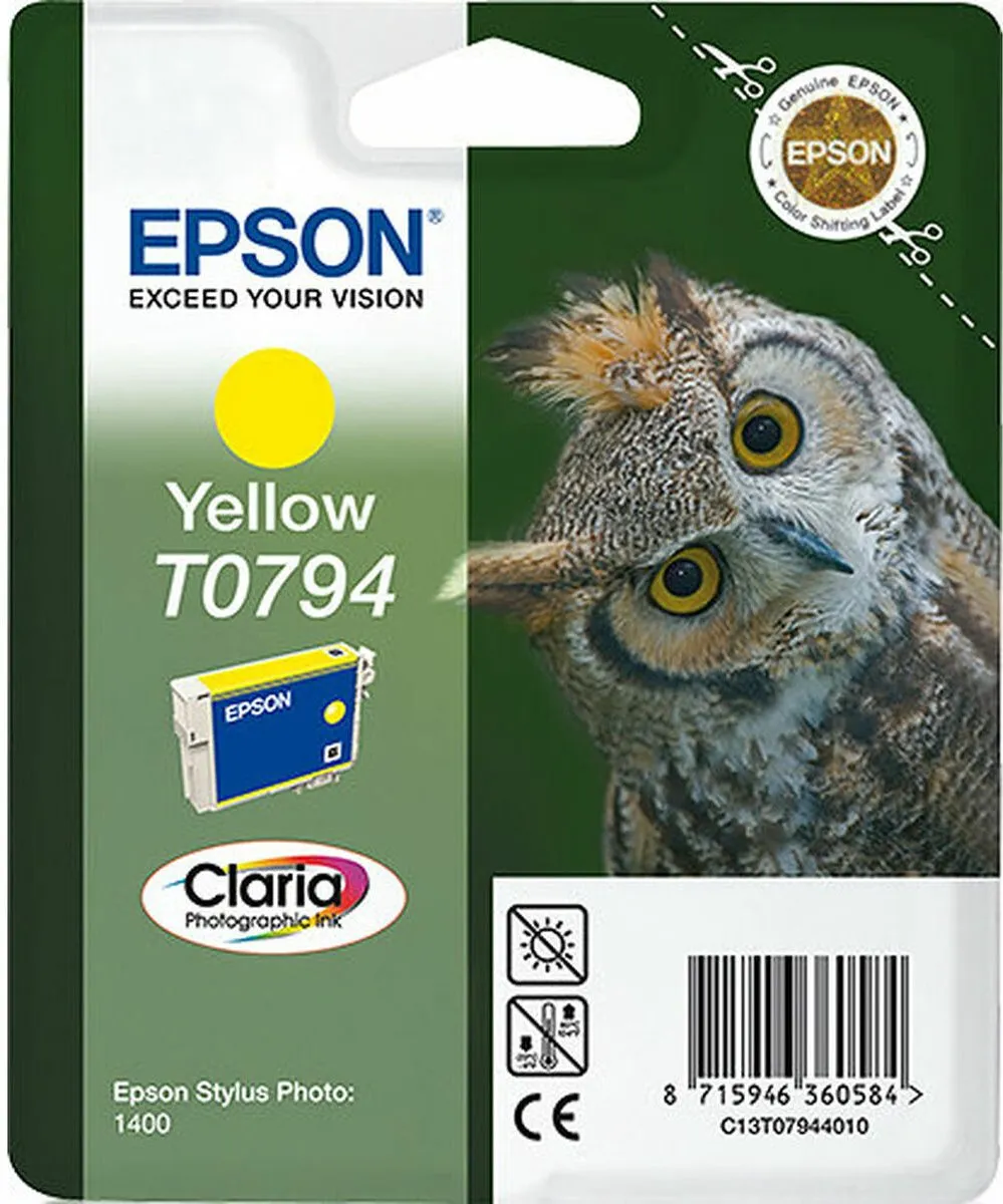 Epson T0794 Geel Inktcartridge - 11ml