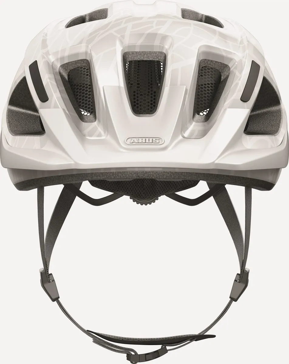 ABUS Aduro 3.0 Fietshelm - L 58-62cm - Wit