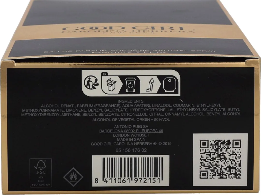 Carolina Herrera Good Girl Supreme Damesparfum 80ml
