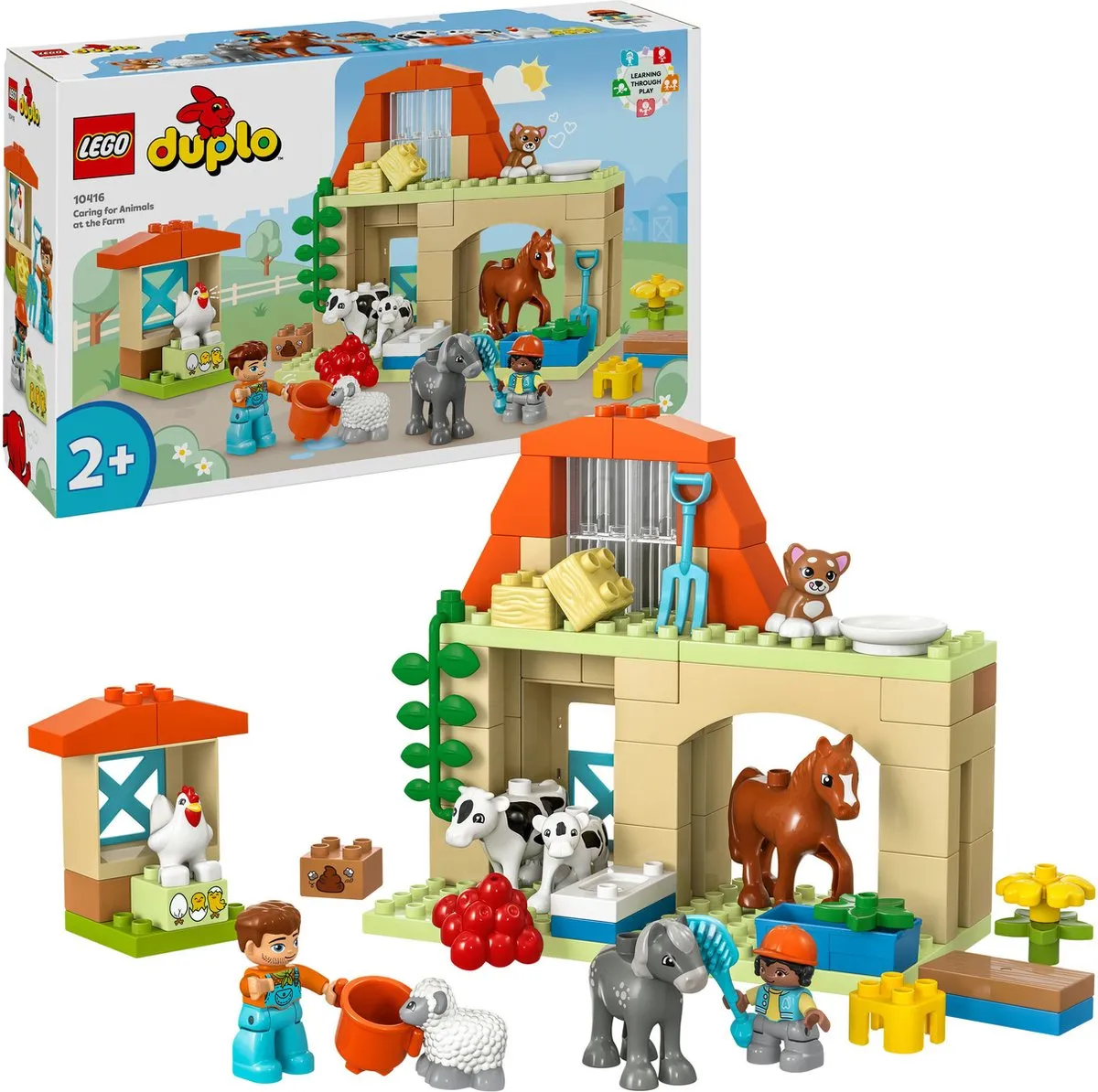 LEGO DUPLO Dieren Verzorgen Op De Boerderij 10416 - 8 Figuren