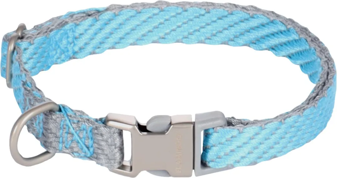 Flamingo Elly Halsband Honden Blauw XS 20-35cm