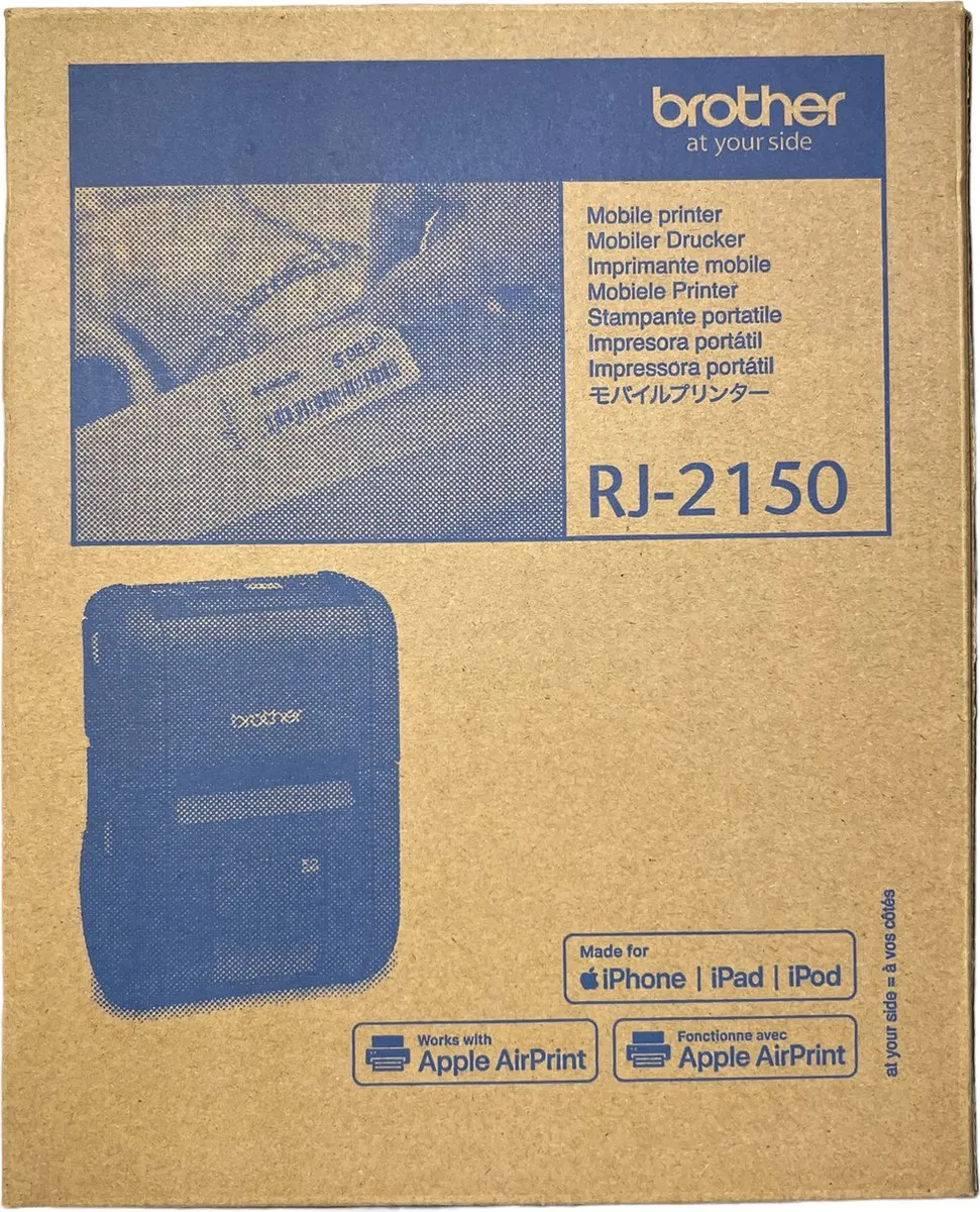 Brother RJ-2150 POS-printer - Direct thermisch - Zwart