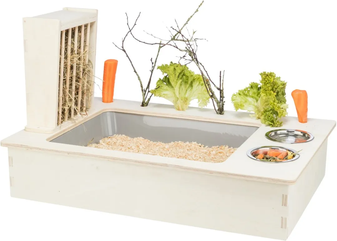 Trixie Voederstation Hout Naturel 70x47x41cm - afbeelding 5 van 6