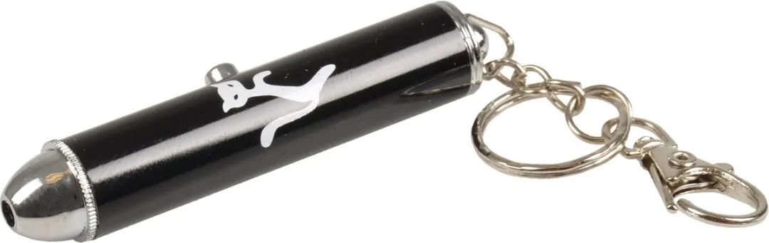 Flamingo Alva Zwart Laserpen voor Kat - 11x1,4x1,4cm - tot 3m - 3x LR44