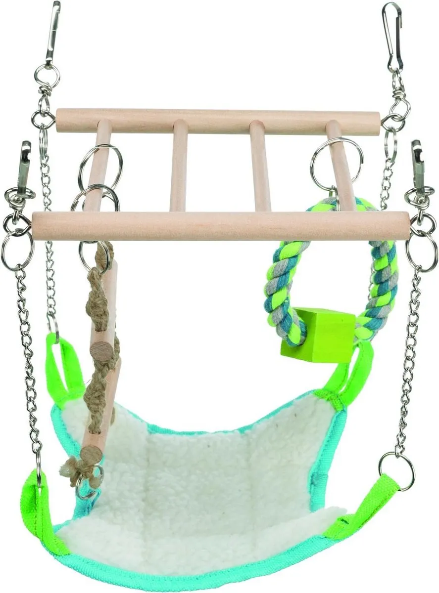 Trixie Hangbrug met Hangmat 17x15x22cm - 3 Stuks - afbeelding 3 van 6