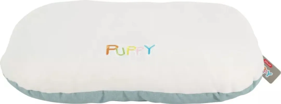 Zolux Ovaal Hondenkussen Pearl Puppy 70x54cm - Blauw/Wit - afbeelding 3 van 3