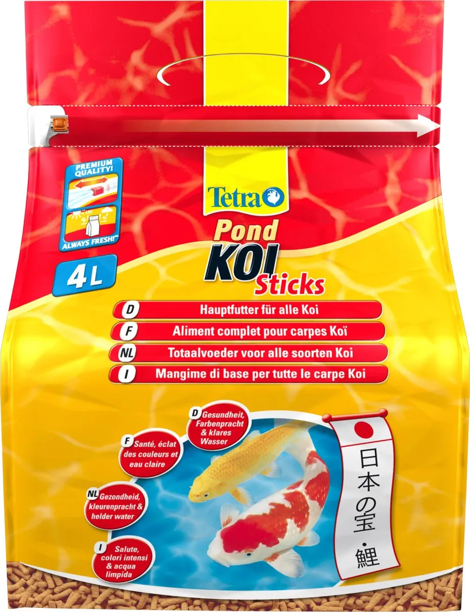 Tetra Pond Koi Sticks Vissenvoer 4L