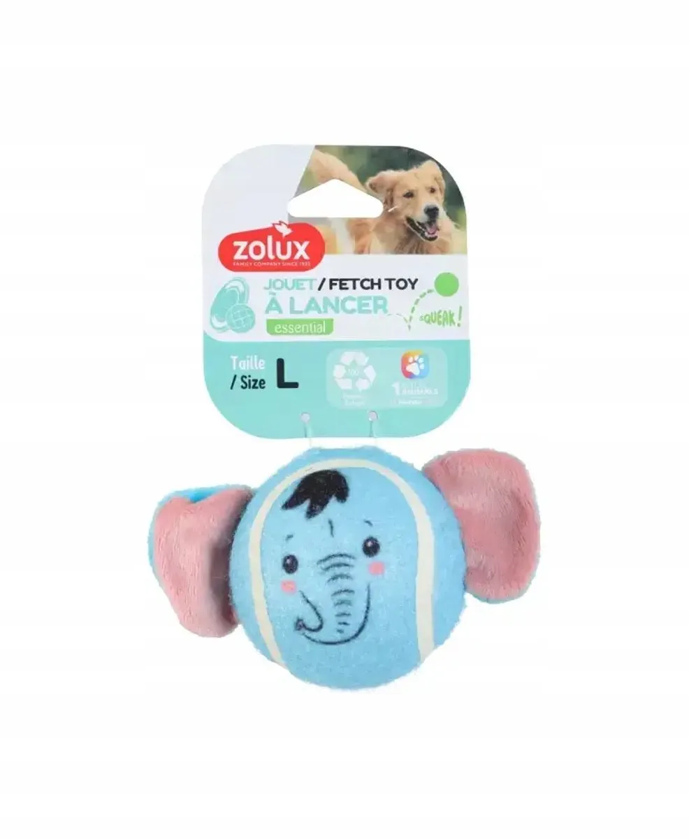Zolux Tennisbal Olifant L - Blauw/Rood