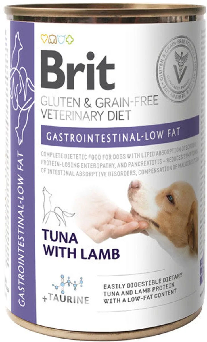 Brit Veterinary Diet Gastrointestinal Low Fat Hondenvoer