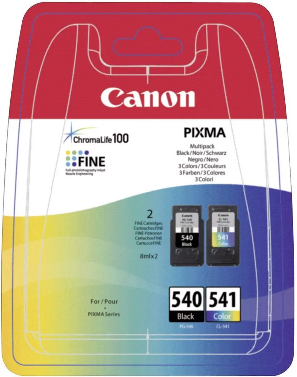 Canon PG-540 & CL-541 Inktcartridges