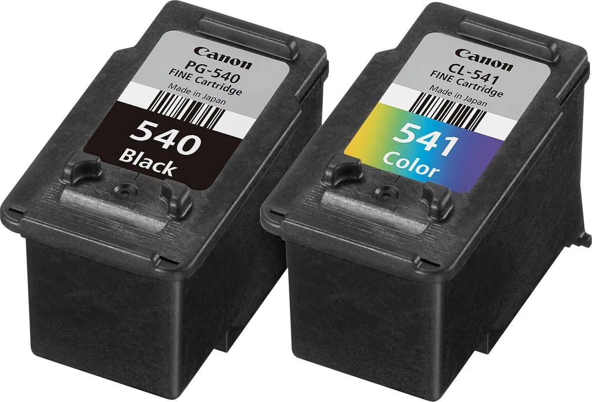 Canon PG-540 & CL-541 Inktcartridges - 180 Pagina's - 8ml