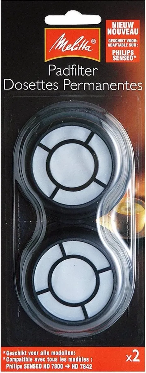Melitta Padfilter Senseo 6540203 - 2 Stuks - Zwart