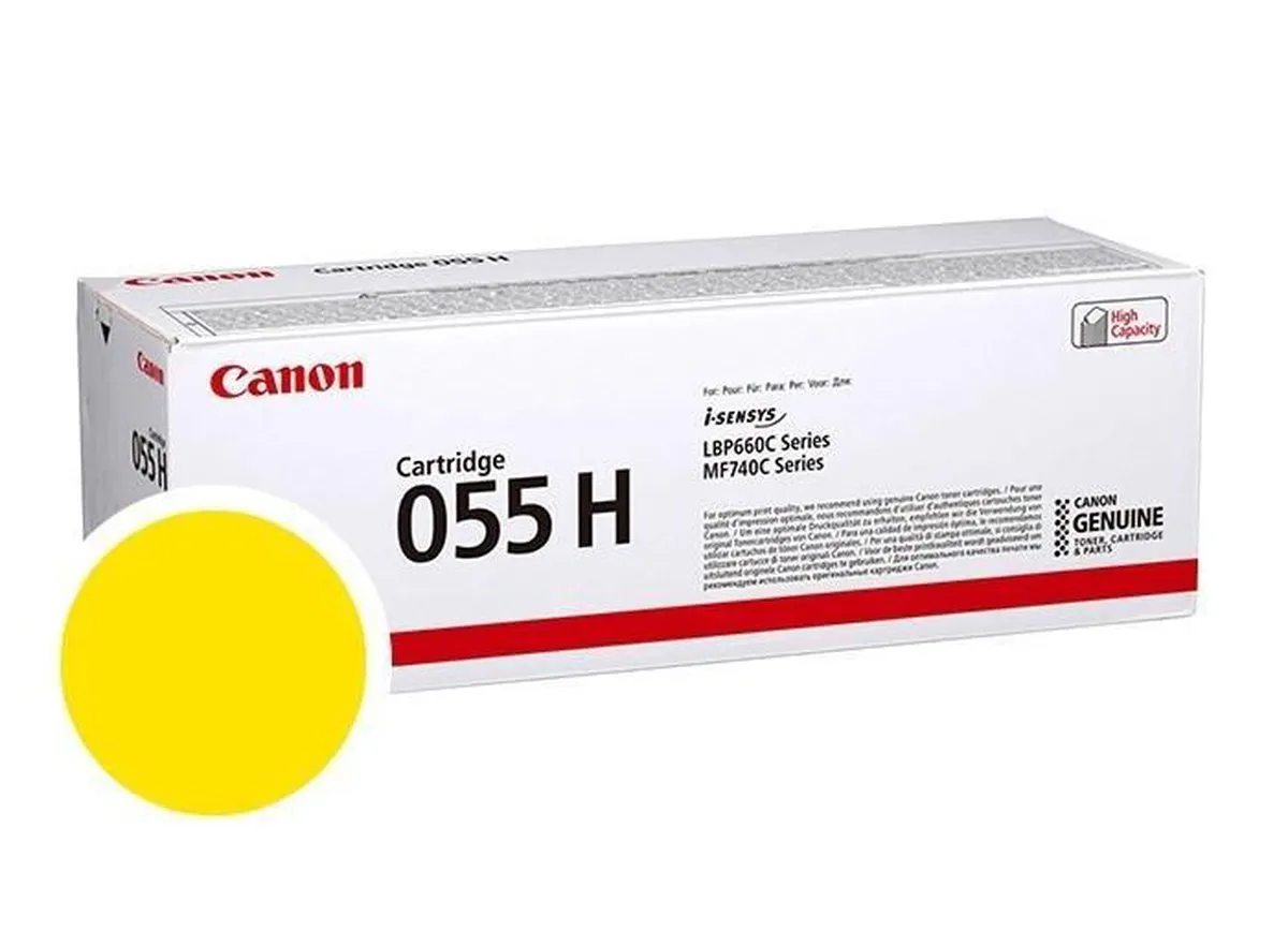 Canon 055H Geel Toner - 5900 pagina's
