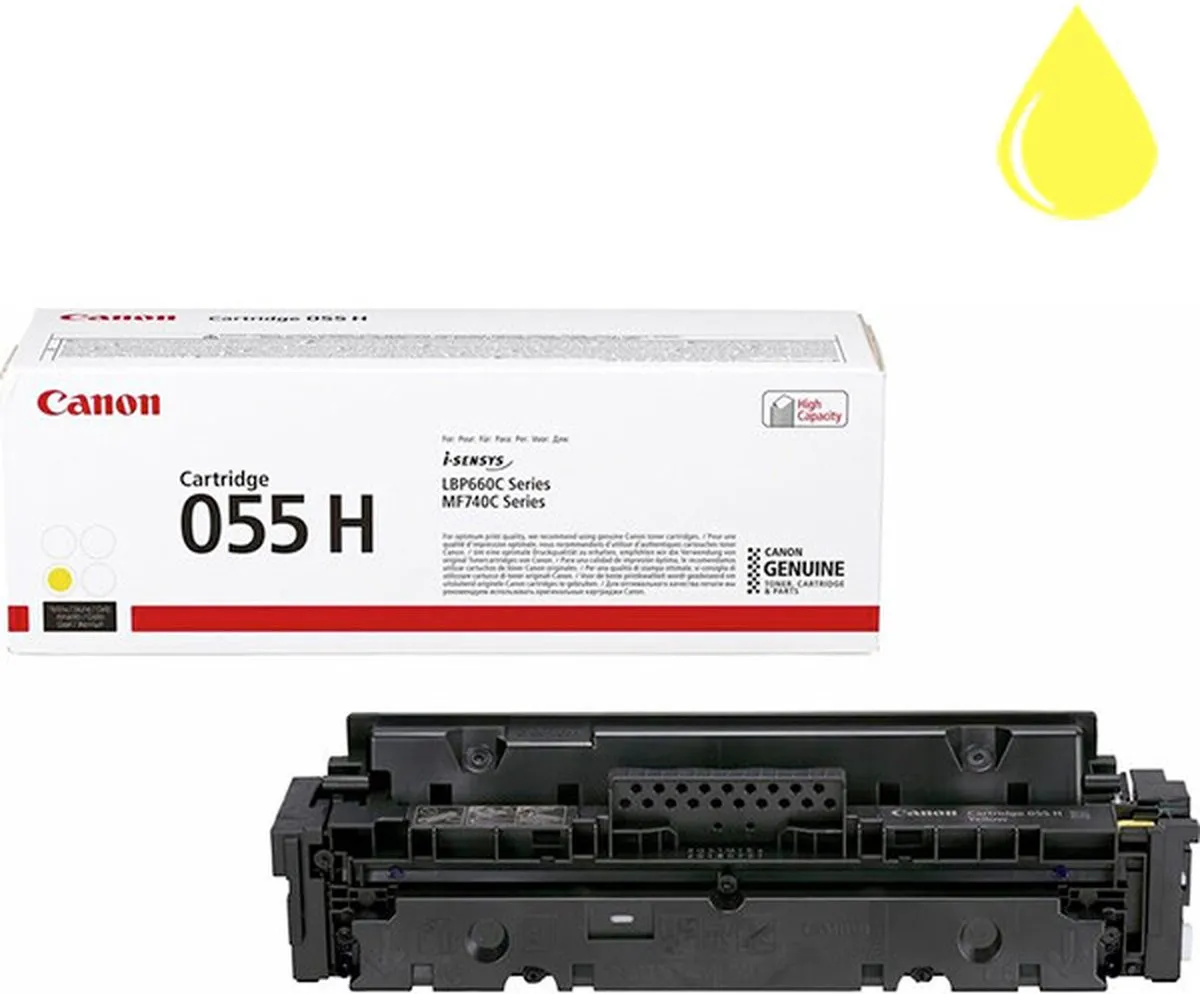 Canon 055H Geel Toner - 5900 pagina's