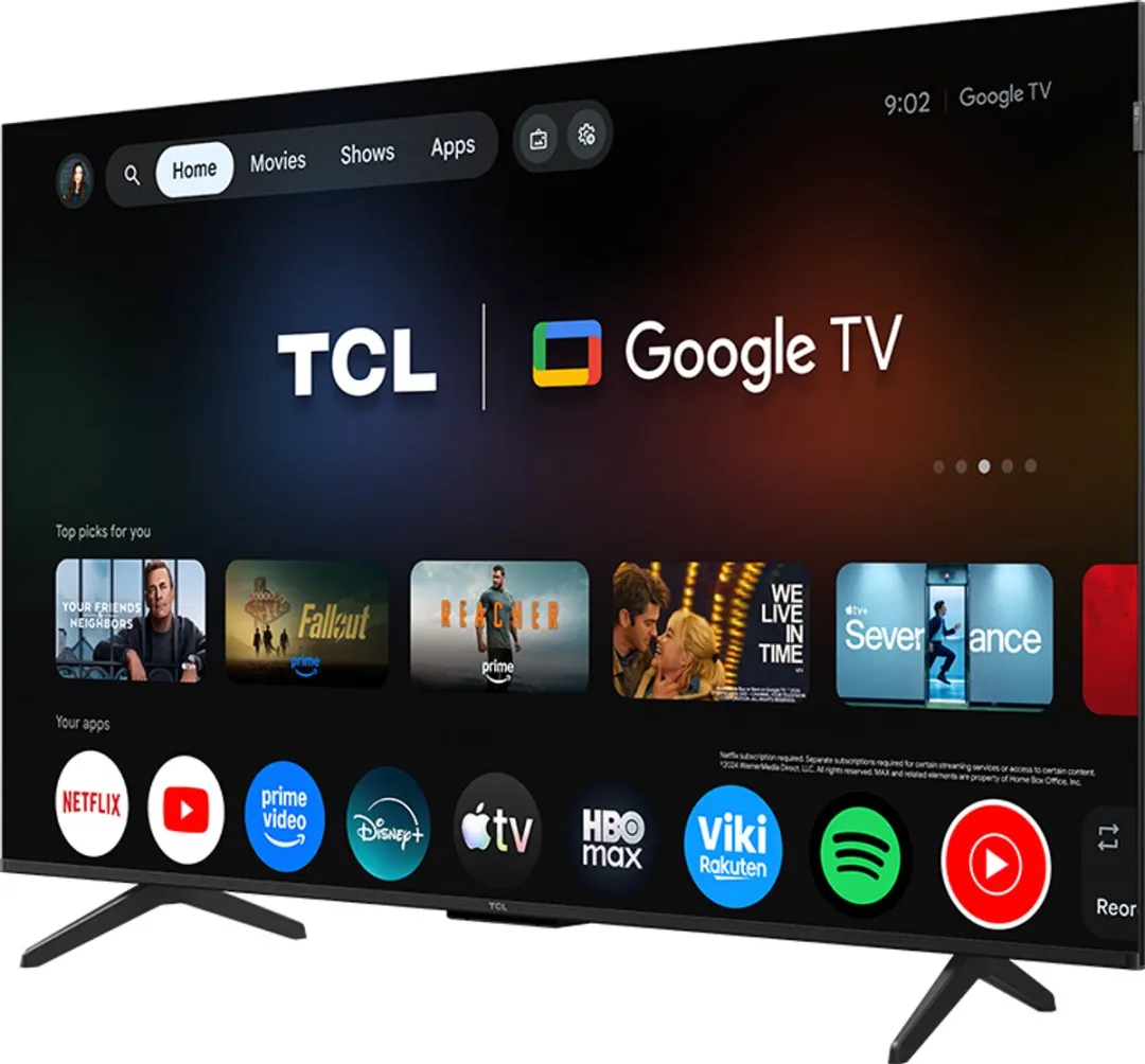 TCL 55P79L 55 inch 4K QLED Smart TV - Zwart