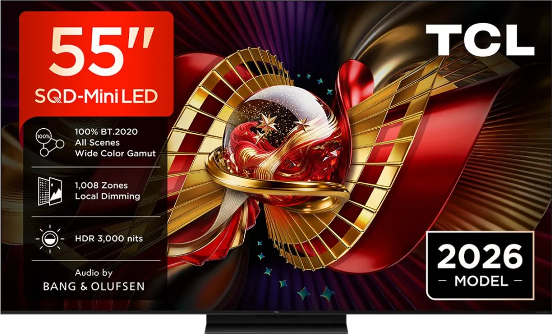 TCL 55C89L 55 inch 4K SQD-MiniLED Smart TV - Zwart