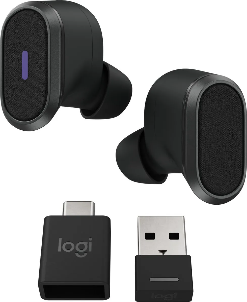 Logitech Zone True Wireless 985-001082 In-Ear - Zwart