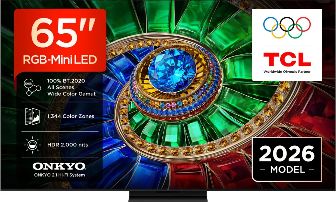 TCL 65RM7L 65 inch 4K MiniLED Smart TV - Zwart