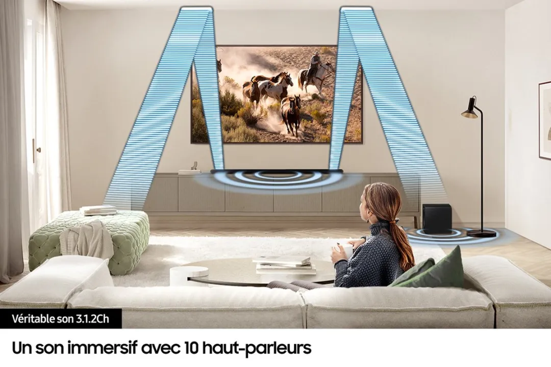 Samsung HW-S810D/XE Soundbar 3.1.2 Dolby Atmos - Zwart - afbeelding 2 van 6