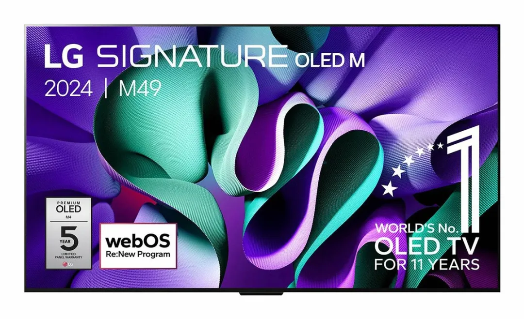 LG M4 OLED83M49LA 83 inch 4K OLED TV - Zilver