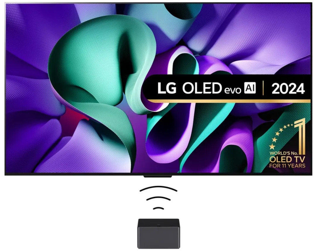 LG M4 OLED83M49LA 83 inch 4K OLED TV - Zilver - afbeelding 6 van 6