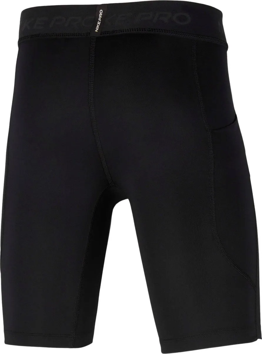 Nike Pro Dri-FIT Short Jongens 116 - Zwart