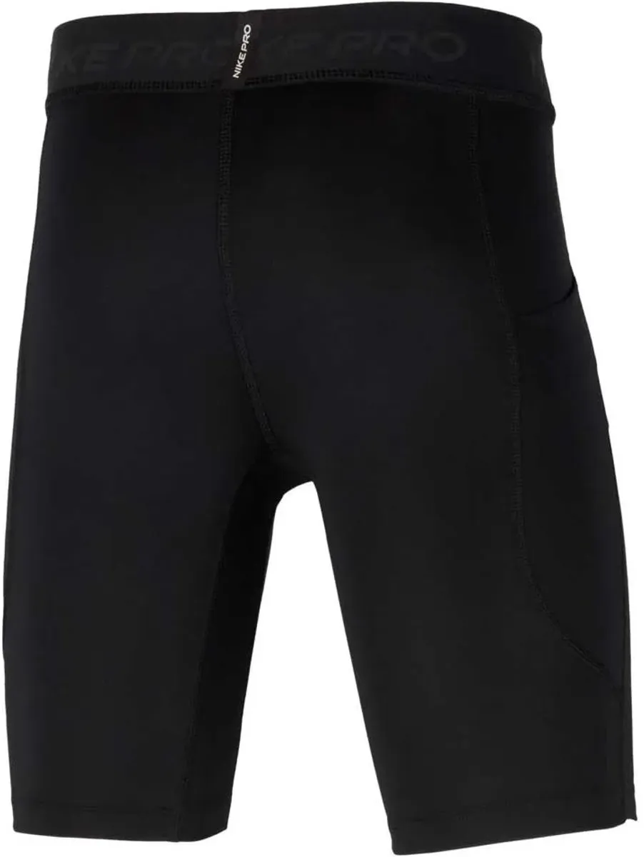 Nike Pro Dri-FIT Short Jongens 116 - Zwart
