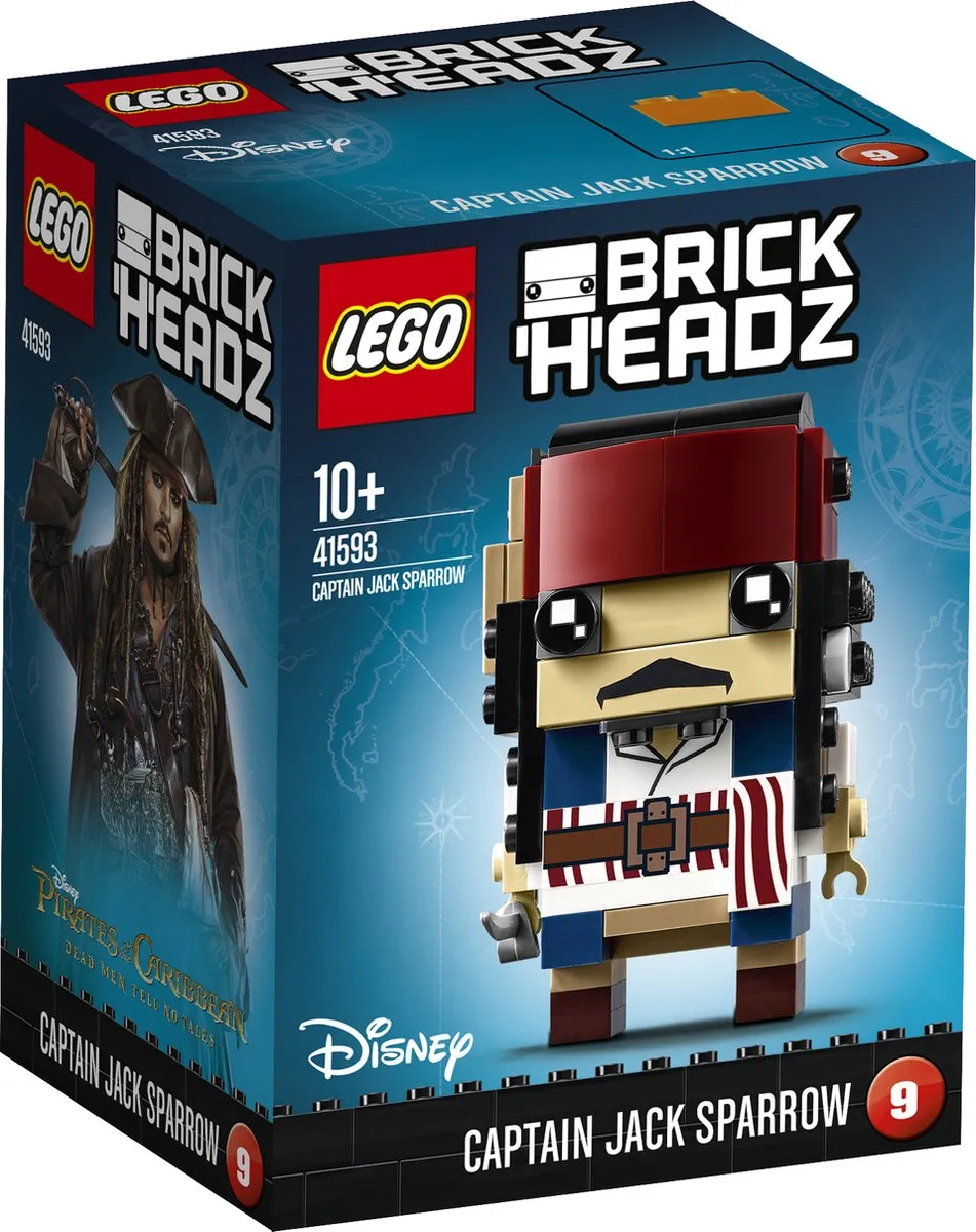 LEGO BrickHeadz Captain Jack Sparrow 41593