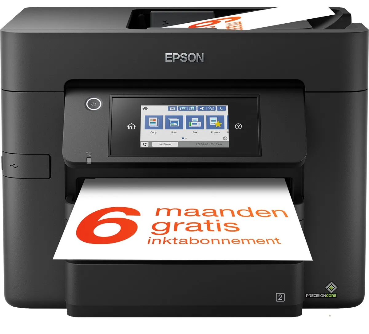 Epson WorkForce Pro WF-4830DTWF C11CJ07401 All-In-One Printer - 25ppm - Zwart