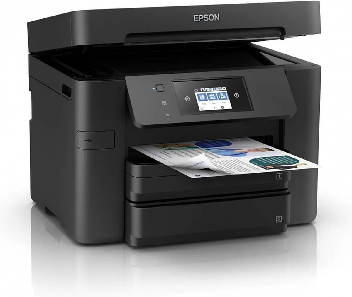 Epson WorkForce Pro WF-4830DTWF C11CJ07401 All-In-One Printer - 25ppm - Zwart