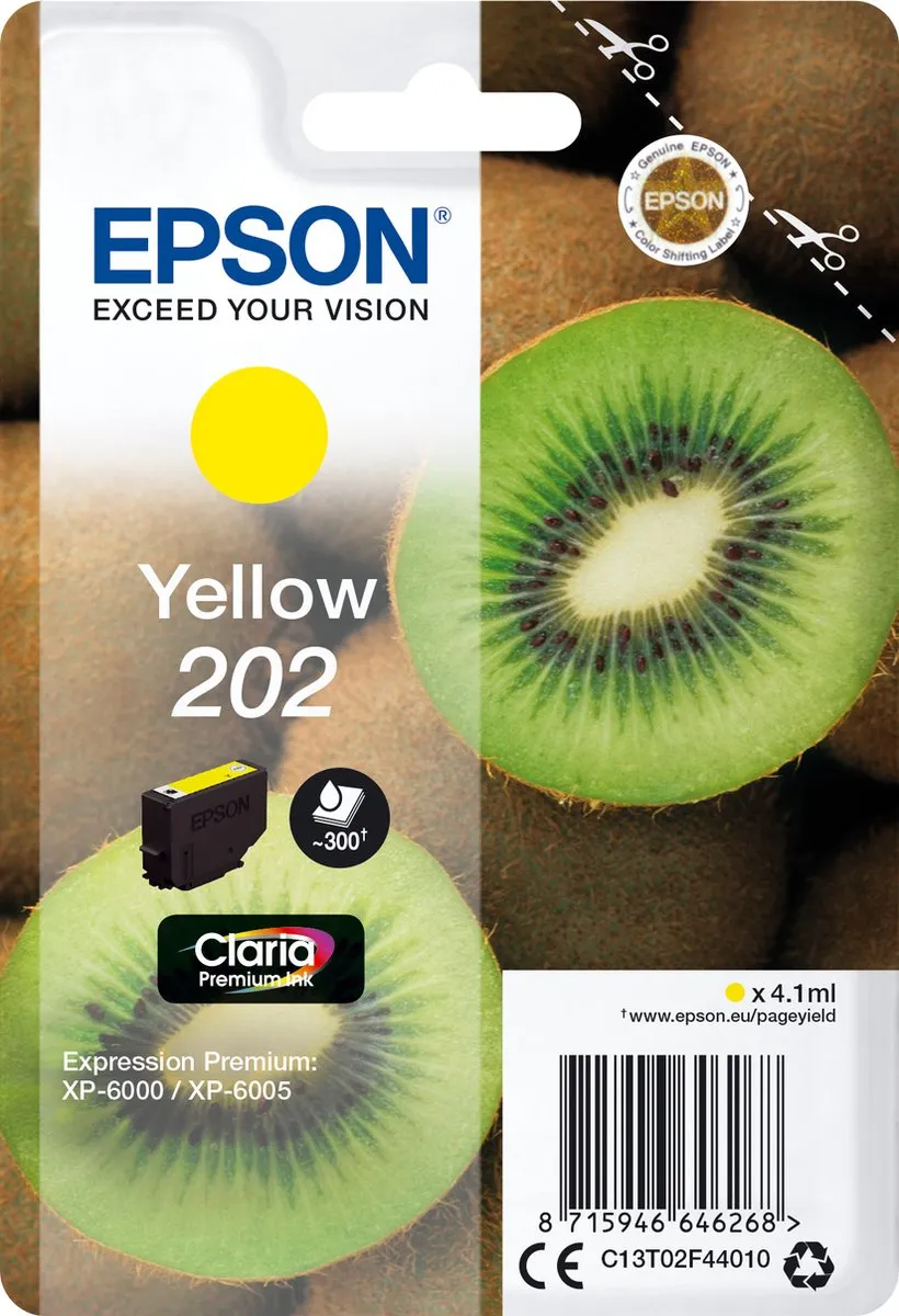 Epson Claria Premium Geel C13T02F44020 Inktcartridge