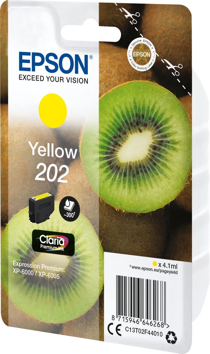 Epson Claria Premium Geel C13T02F44020 Inktcartridge - 4.1ml