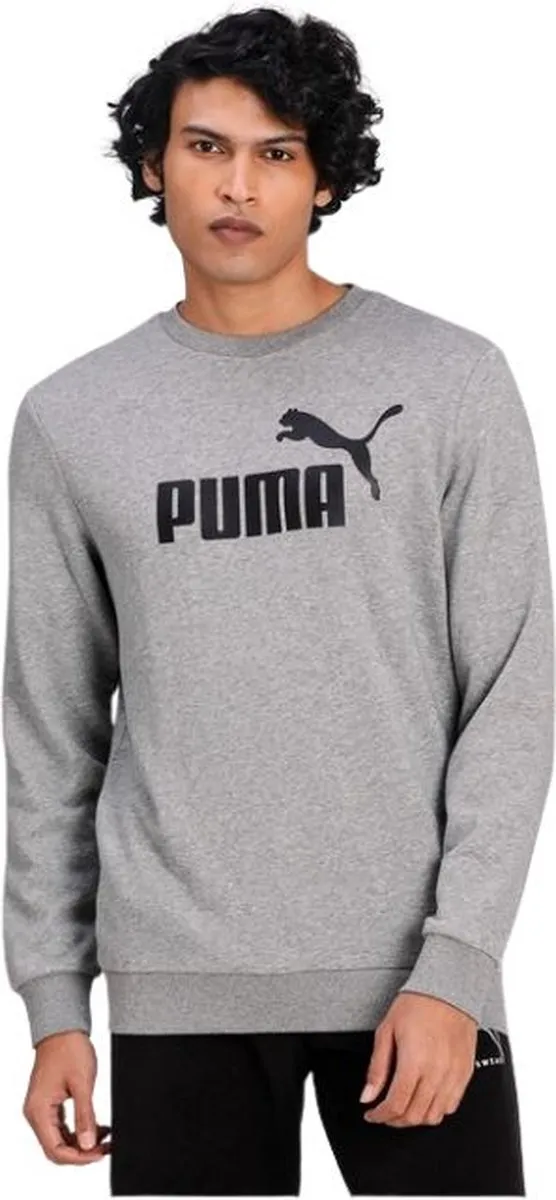 PUMA Essential Big Logo Crew Sweatshirt - Grijs