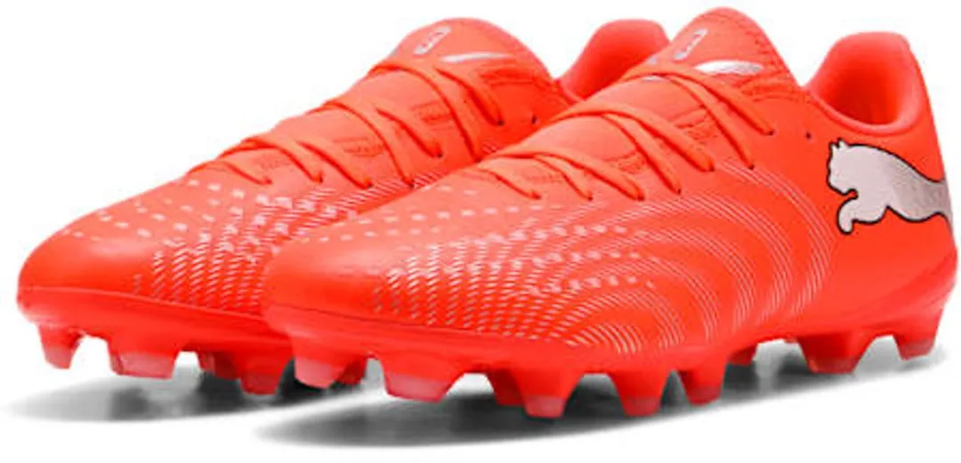 PUMA Future 9 Play FG/AG Voetbalschoenen - EU 40.5 - Rood/Oranje - afbeelding 6 van 6