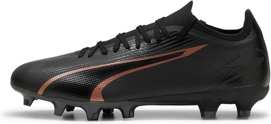 PUMA Ultra Match FG/AG Sportschoenen - Zwart/Copper Rose - Maat 46