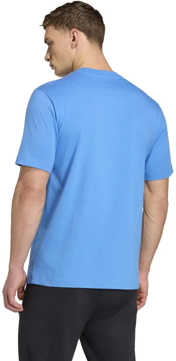 Adidas M LIN SJ Heren T-shirt - M - Blauw