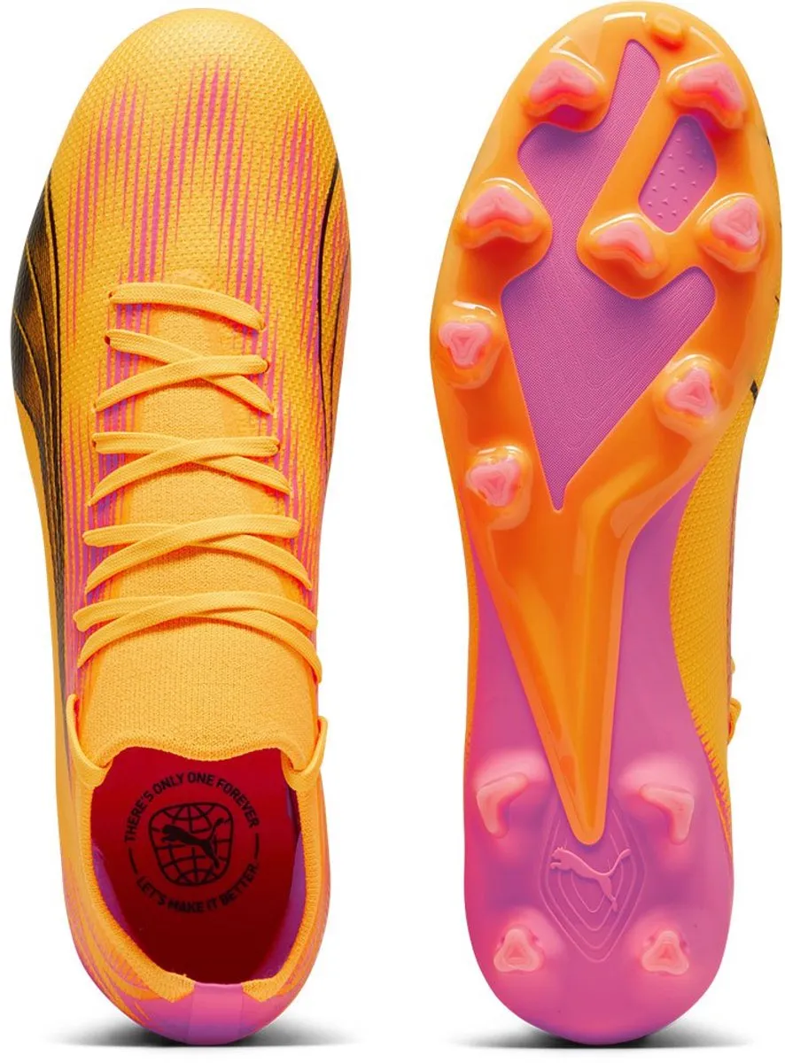 PUMA Ultra Match FG/AG Voetbalschoenen - Oranje - EU 42.5