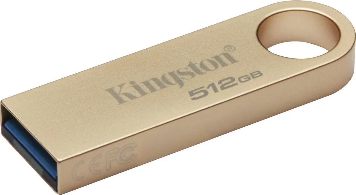 Kingston DataTraveler SE9 G3 USB-stick 512GB - Goud