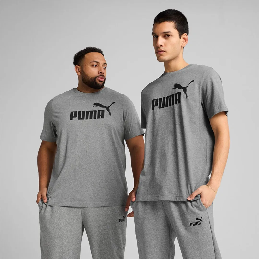 PUMA Ess No. 1 Logo T-shirt - Grijs - XS