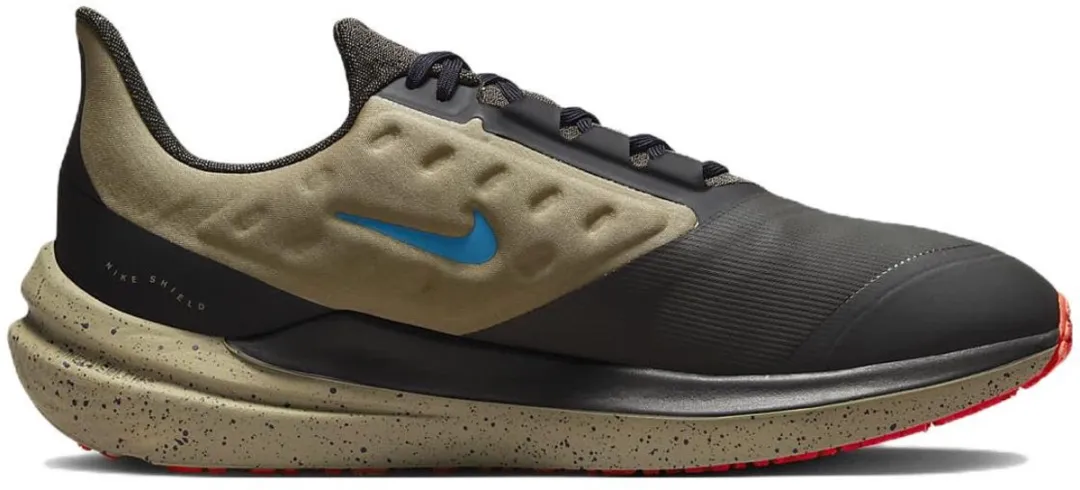 Nike Air Winflo 9 Shield Hardloopschoenen 42,5 - Khaki Groen