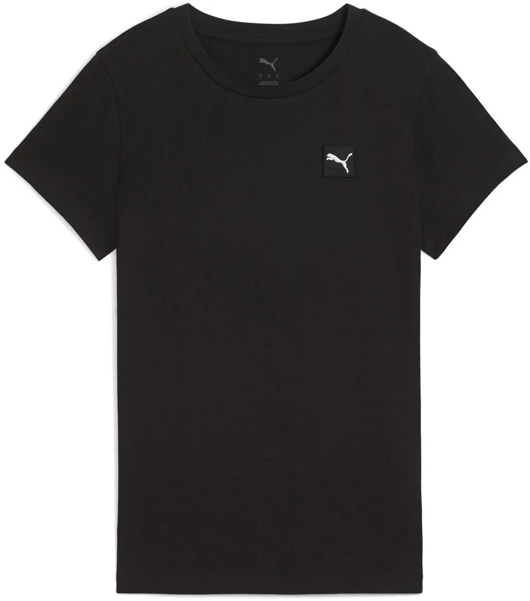 PUMA Ess Elevated Tee Dames T-shirt - Puma Black